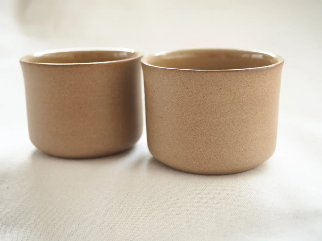 Smooth toffee cups - set